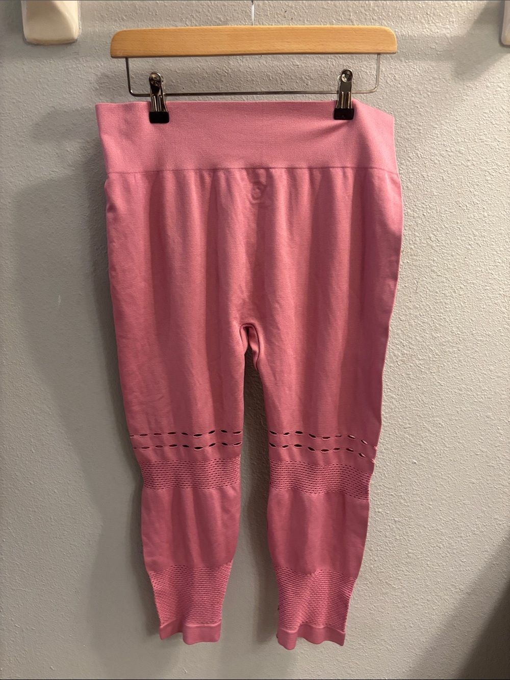 Seamless Pink High-Waist Leggings